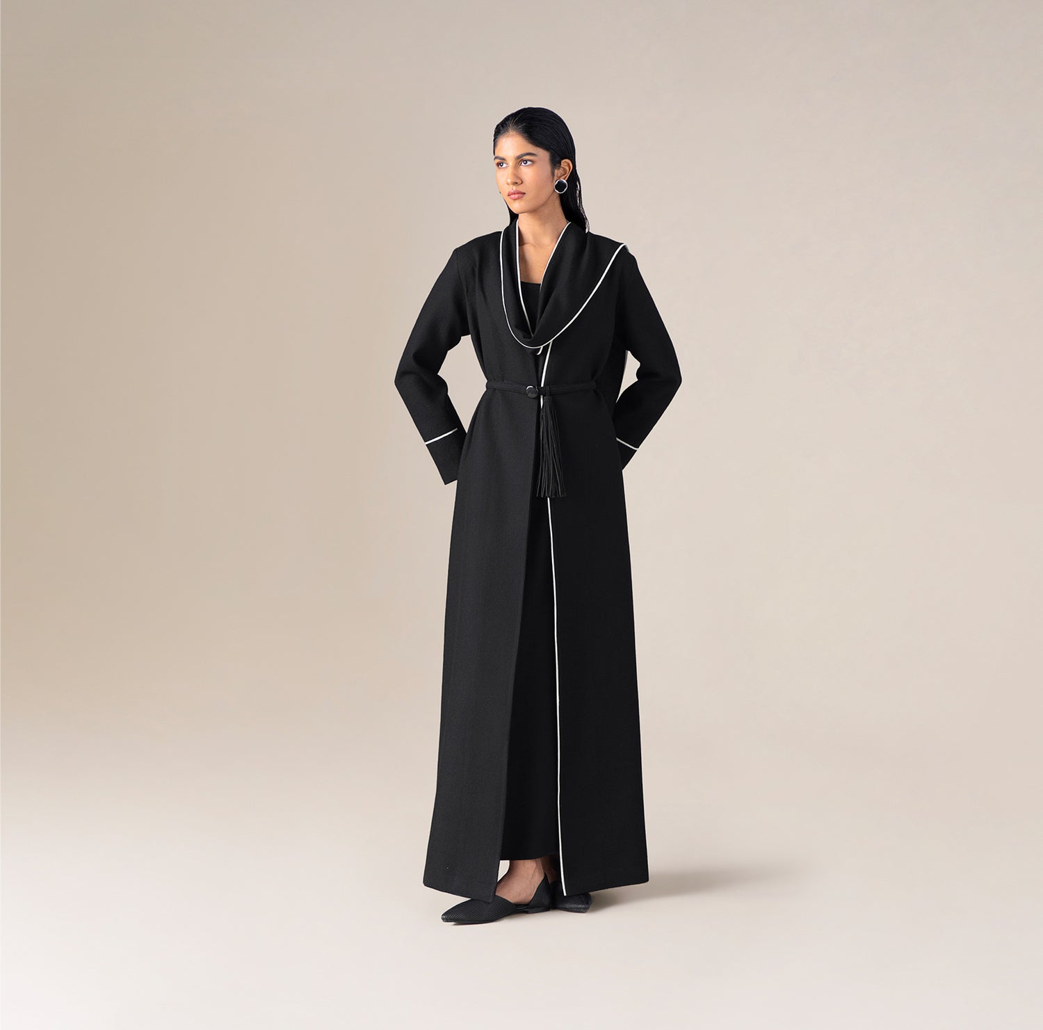  Wool Soraya Jacket Set – Black
