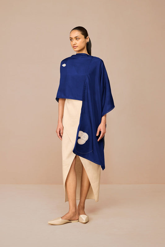 Silk Xena Scarf – Blue