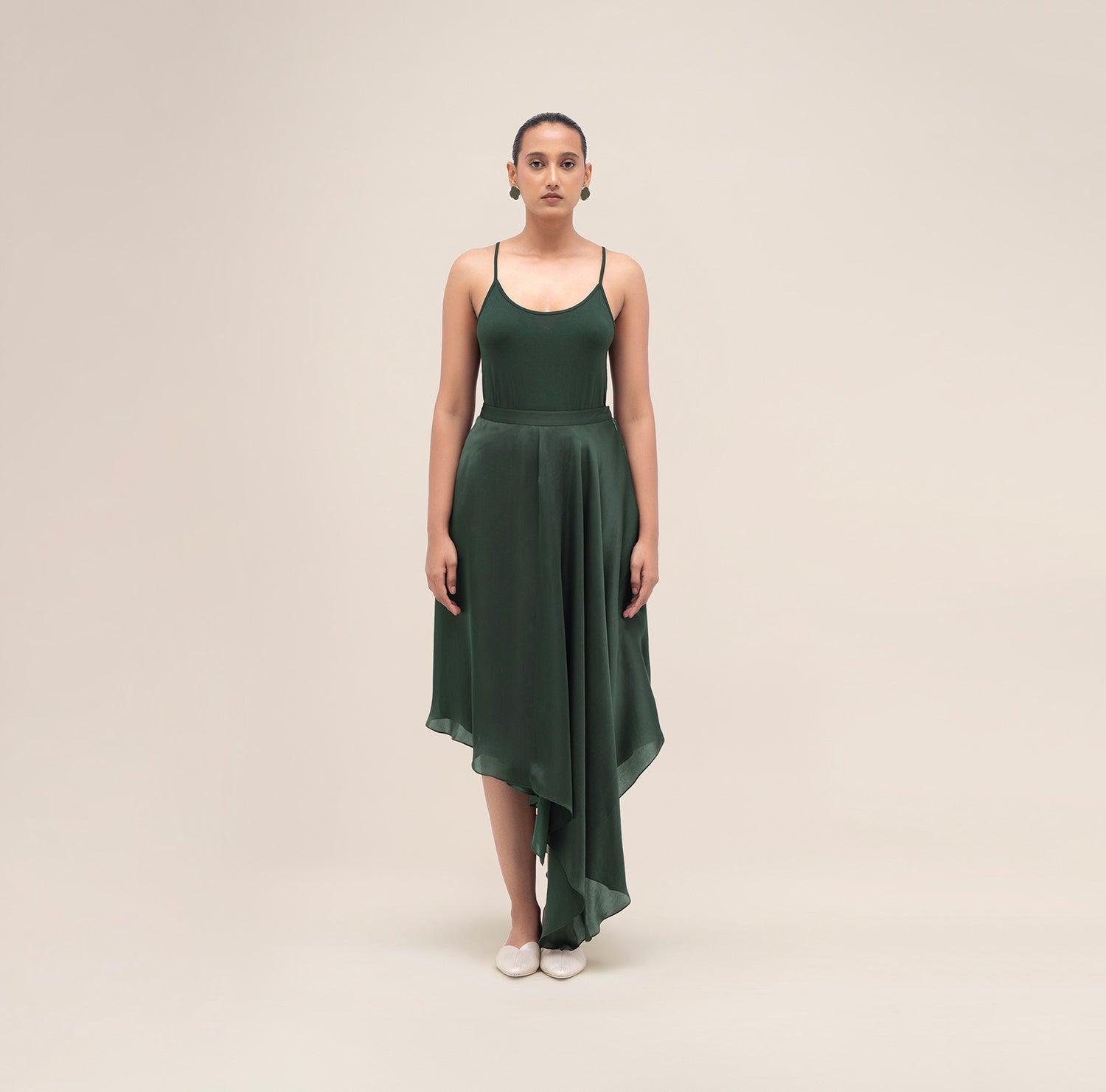  Organza Rysa Skirt – Green
