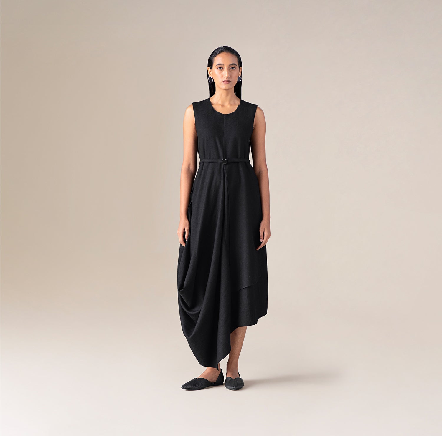  Wool Bria Dress – Black