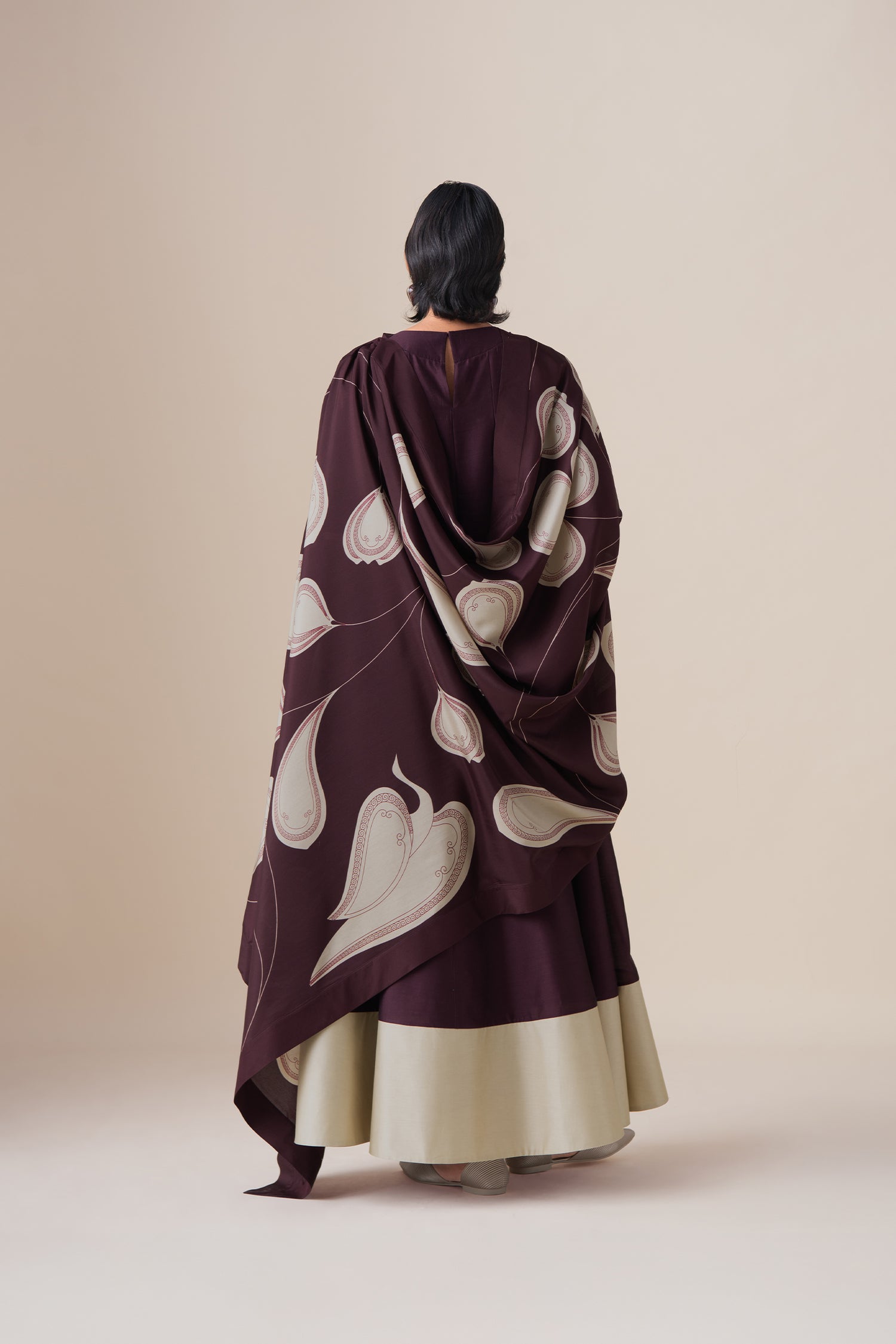  Chanderi Omira Kurta Set – Red