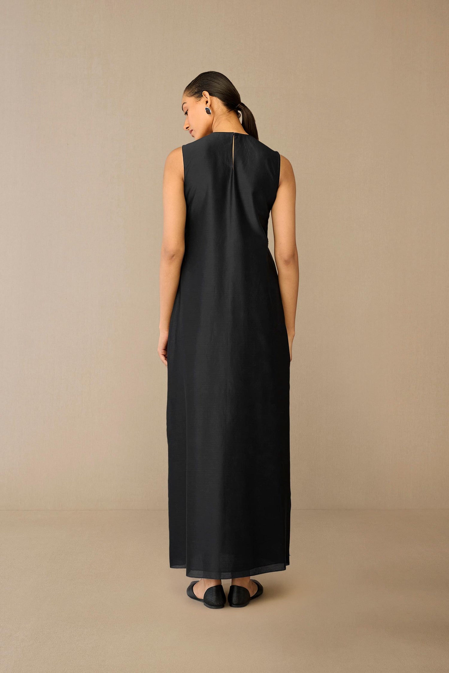  Silk Fiza Jacket Set – Black