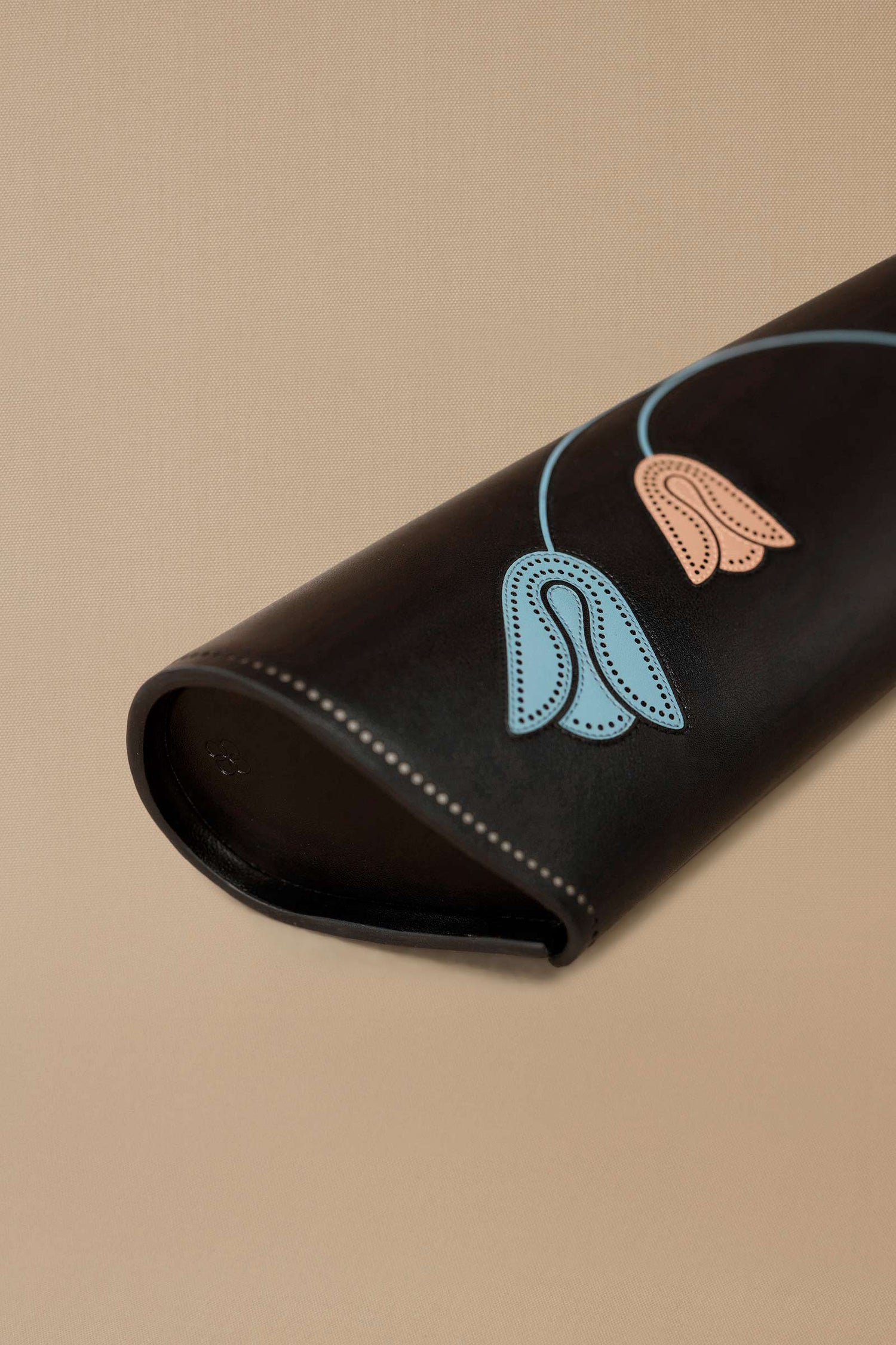  Faux Leather Mia Clutch – Black