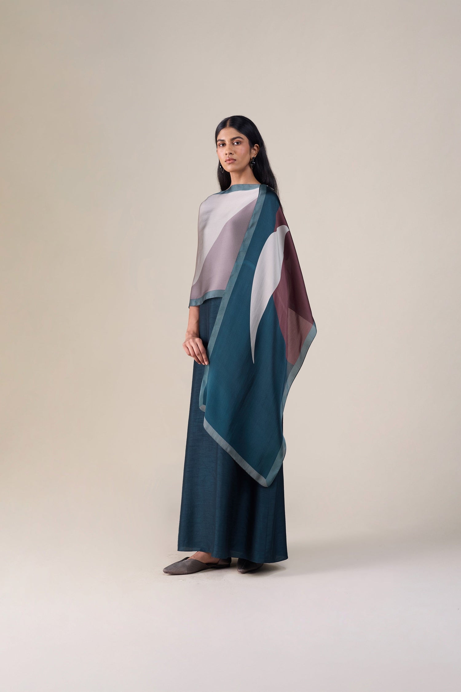  Organza Hazel Scarf – Black