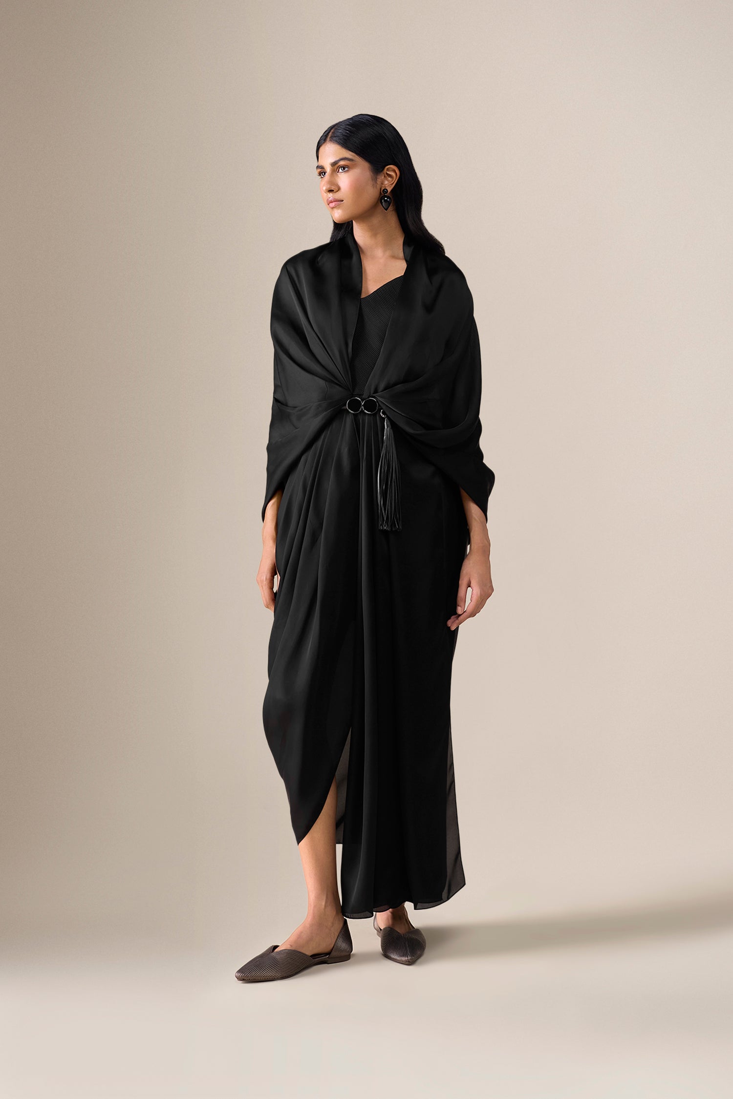  Organza Ekiya Saree – Black