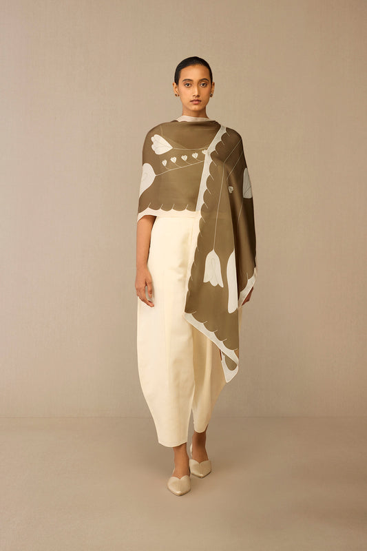 Organza Izela Scarf – Grey