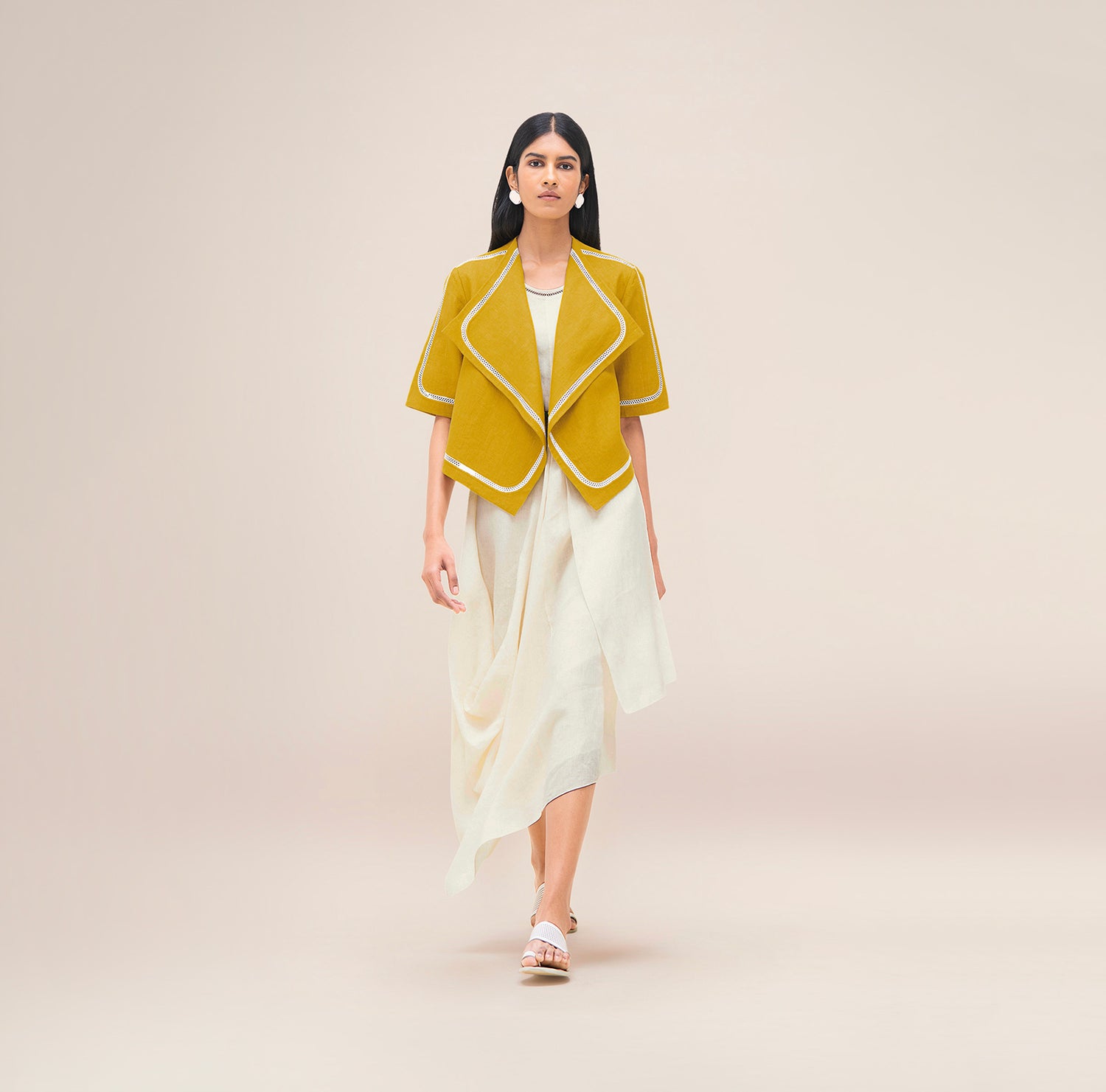  Linen Finch Jacket – Yellow