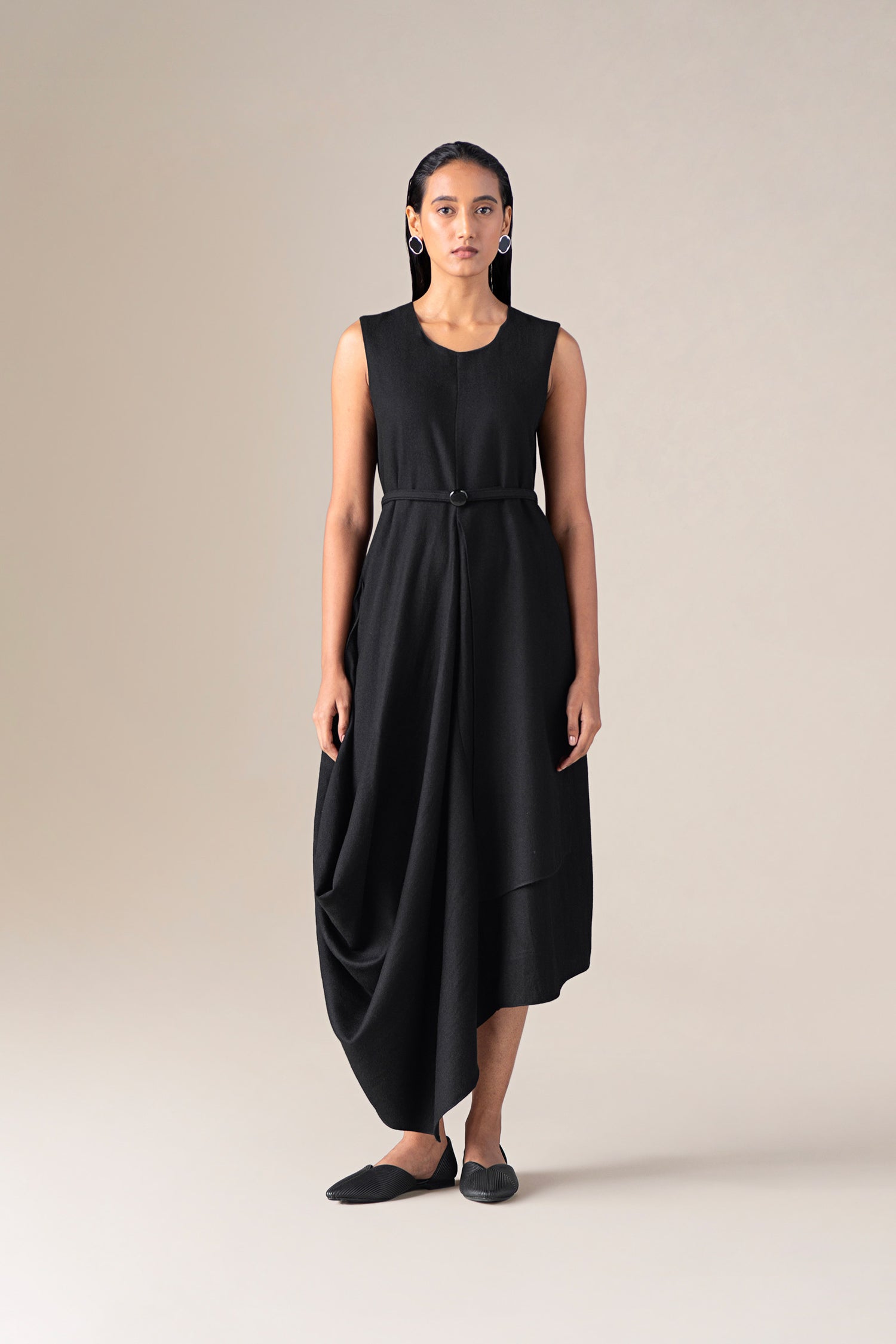  Wool Bria Dress – Black