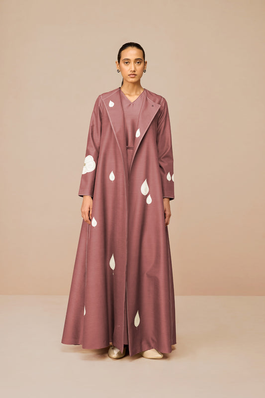 Chanderi Azar Jacket Set – Red