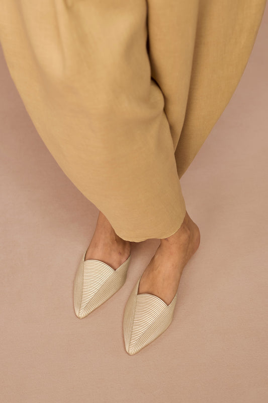 Faux Leather Zalea Heels – Metallics