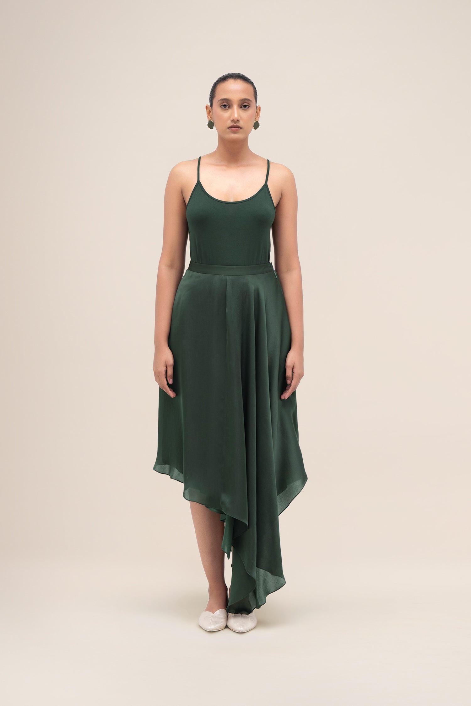  Organza Rysa Skirt – Green