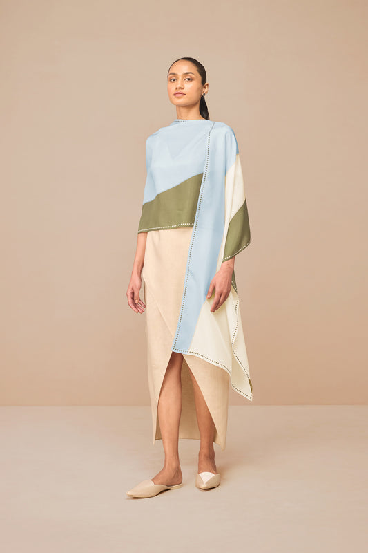 Silk Iko Scarf – Blue