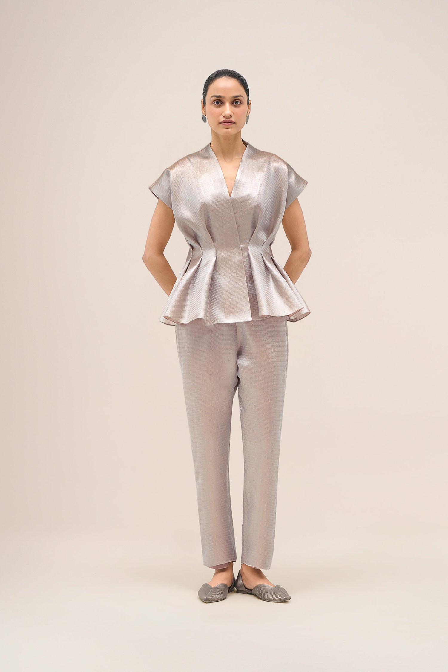  Metallic Sahar Top Set – Metallics