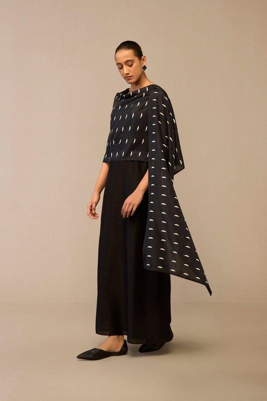Silk Dilse Scarf – Black
