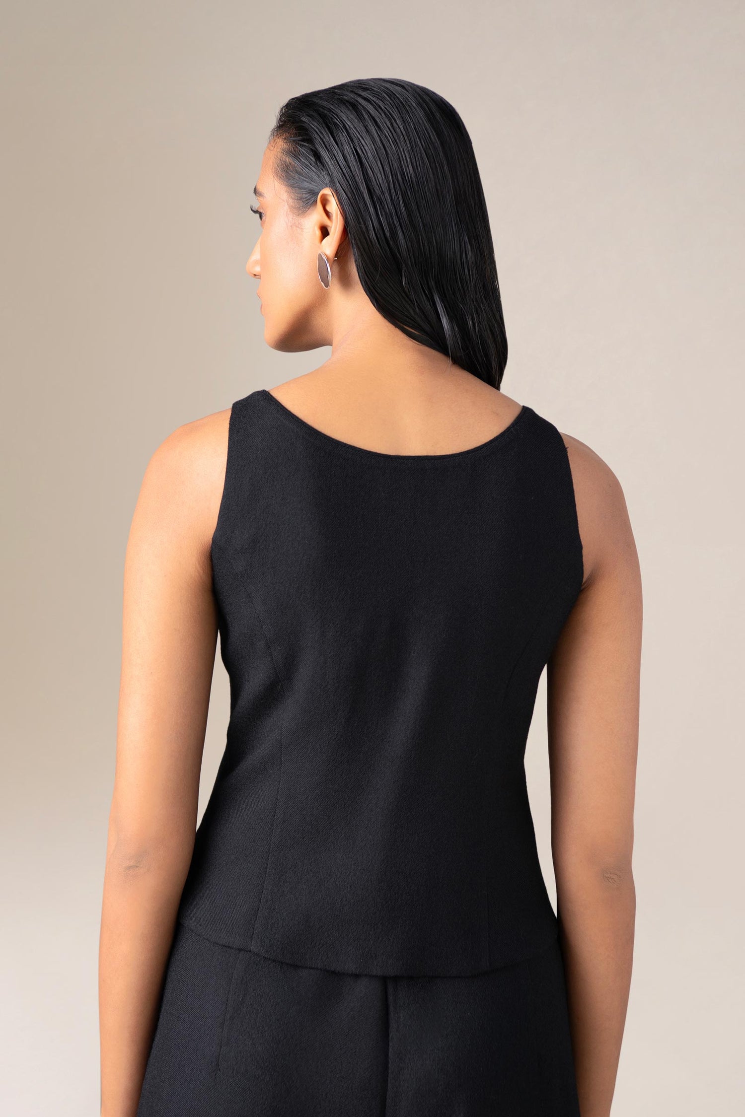  Wool Neiva Top – Black
