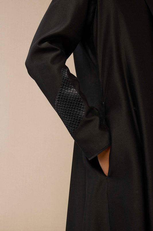 Chanderi Dil-e-zaar Jacket Set – Black