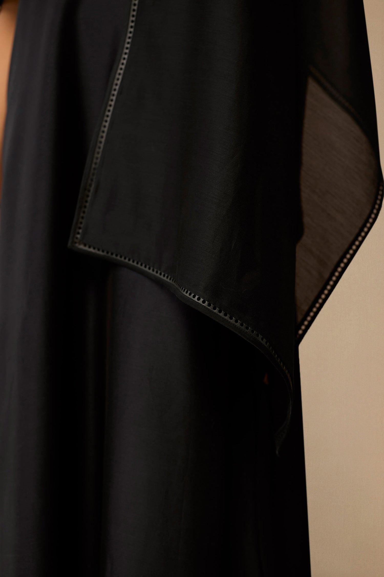  Silk Sarang Scarf – Black