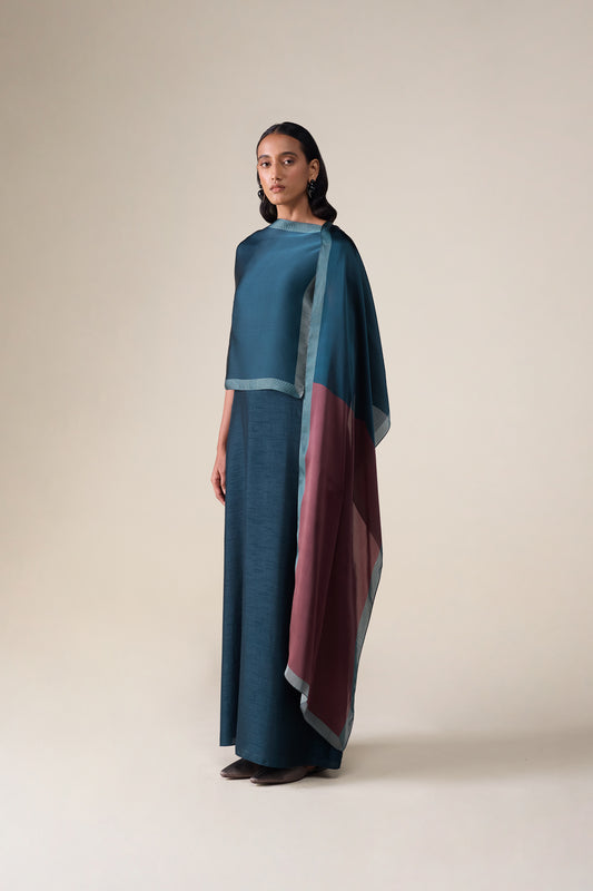Organza Izora Scarf – Dark Smokey