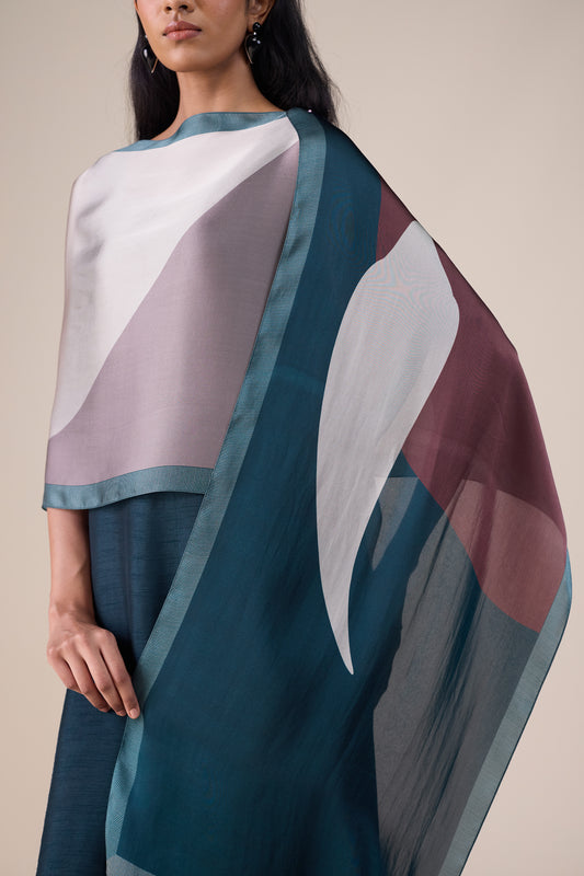 Organza Hazel Scarf – Dark Smokey