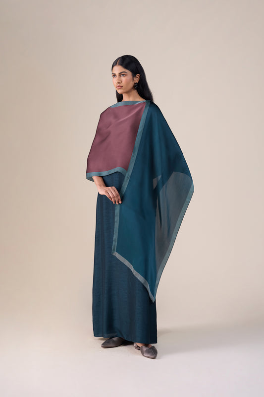 Organza Izora Scarf – Dark Smokey