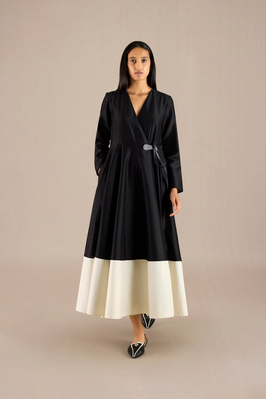Chanderi Alizeh Dress – Black