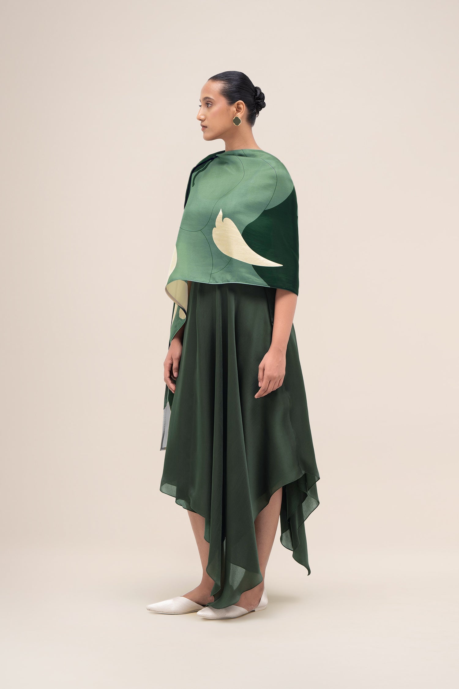  Silk Nazr Scarf – Green