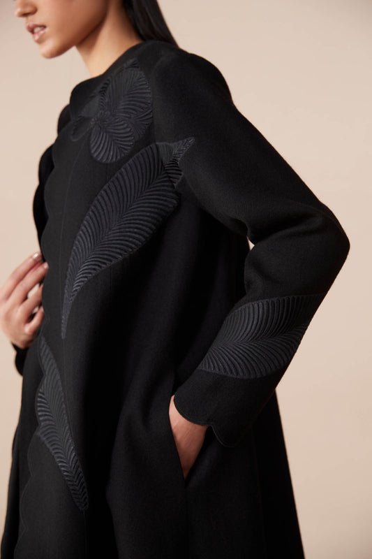 Wool Arzu Jacket Set – Black