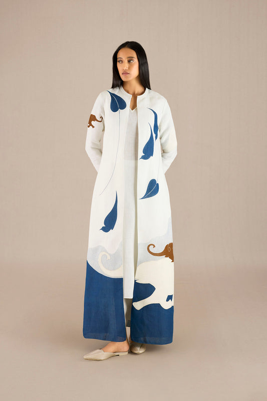 Linen Bella Jacket Set – Ivory