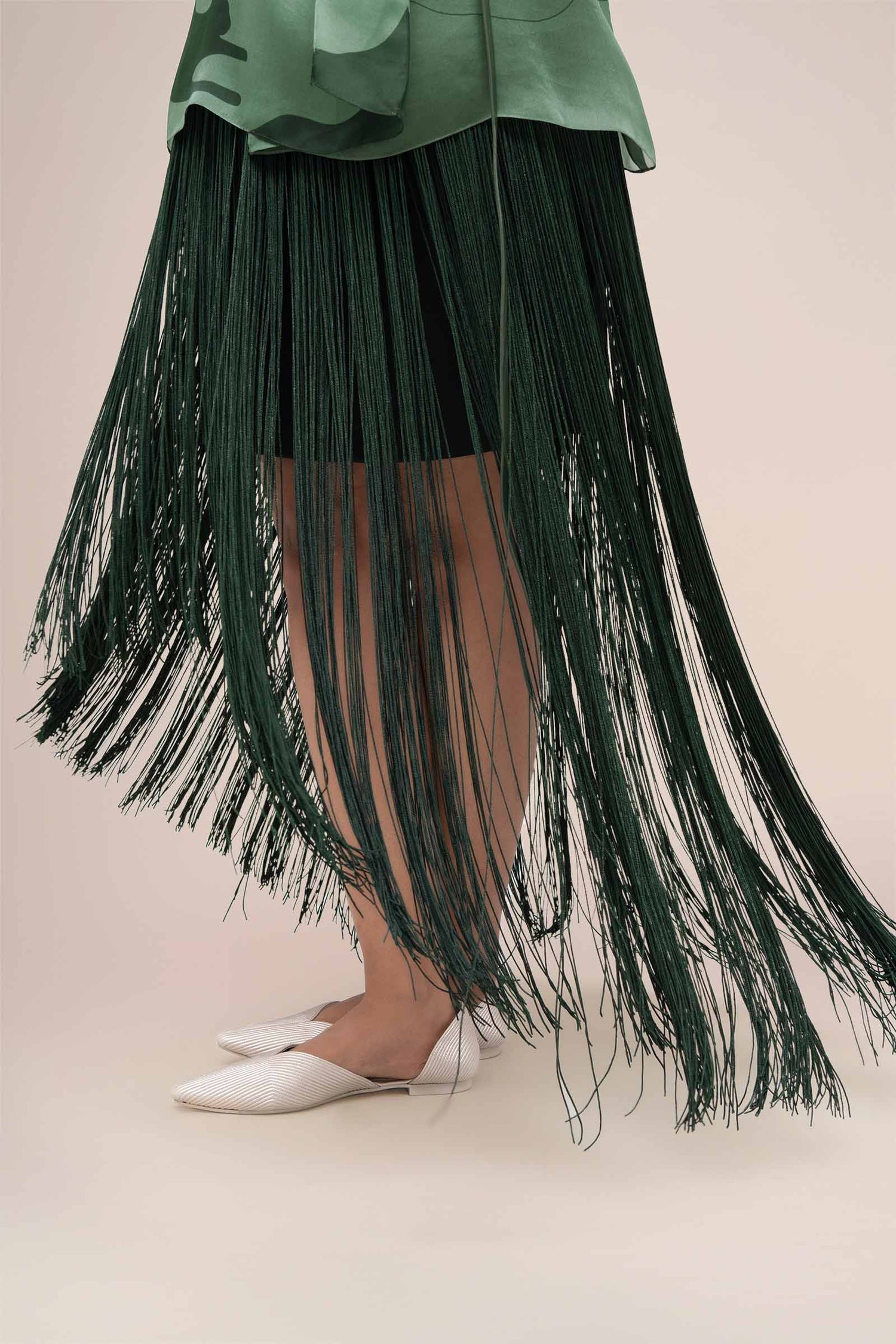  Cupro Hania Skirt – Green