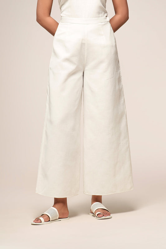 Linen Izna Pants – Ivory
