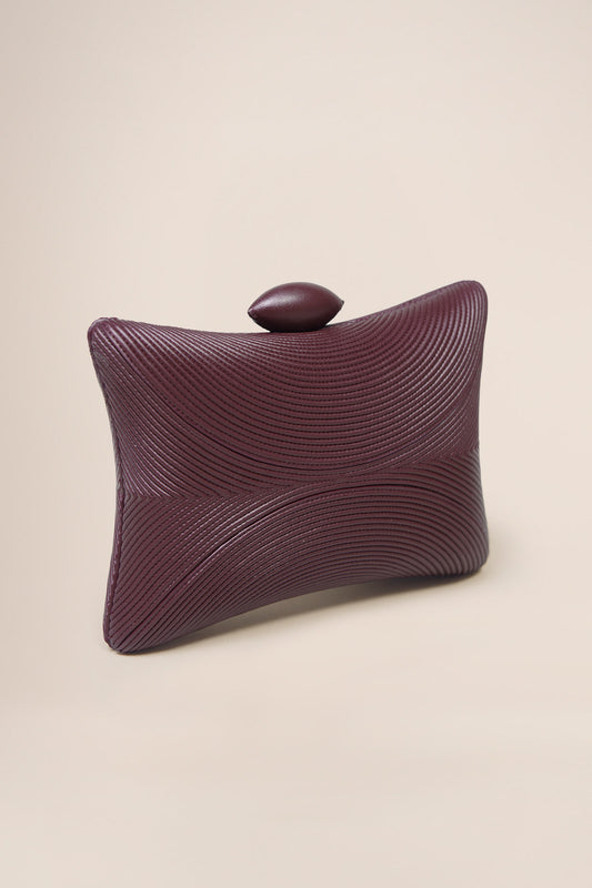  Faux Leather Reis Bag – Red