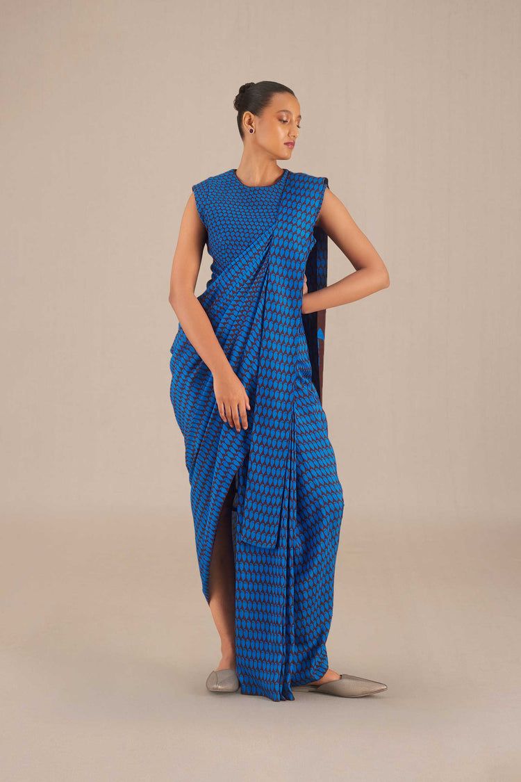 Ainaz Saree - Cobalt