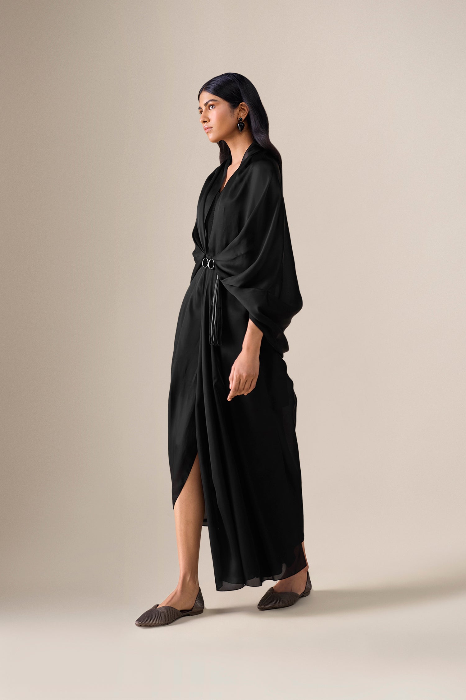  Organza Ekiya Saree – Black