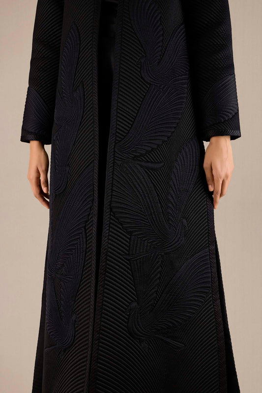 Silk Nia Jacket Set – Black