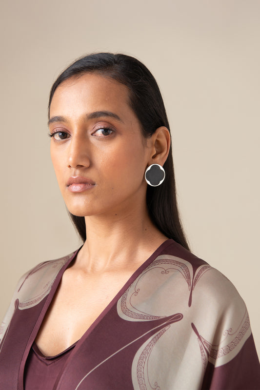 Organza Veya Cape Set – Pink