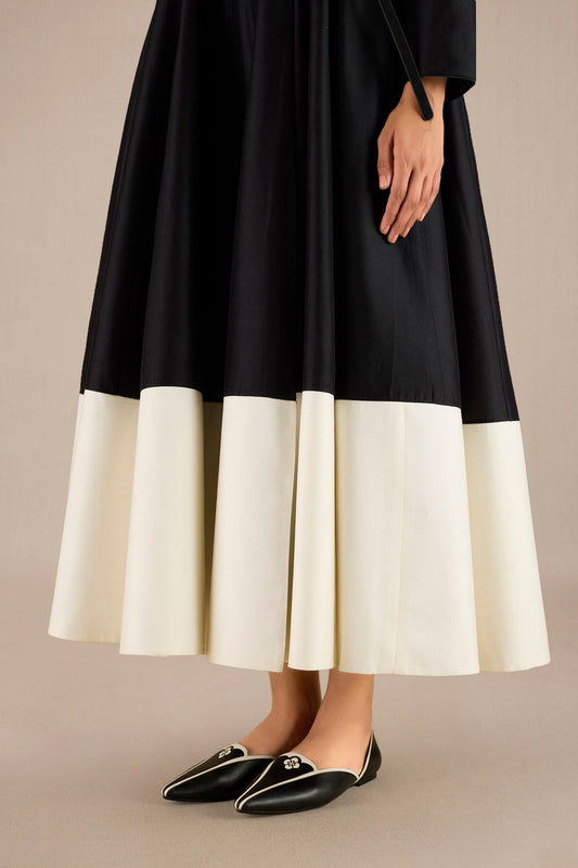 Chanderi Alizeh Dress – Black