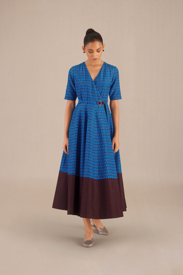 Anaya Dress - Cobalt