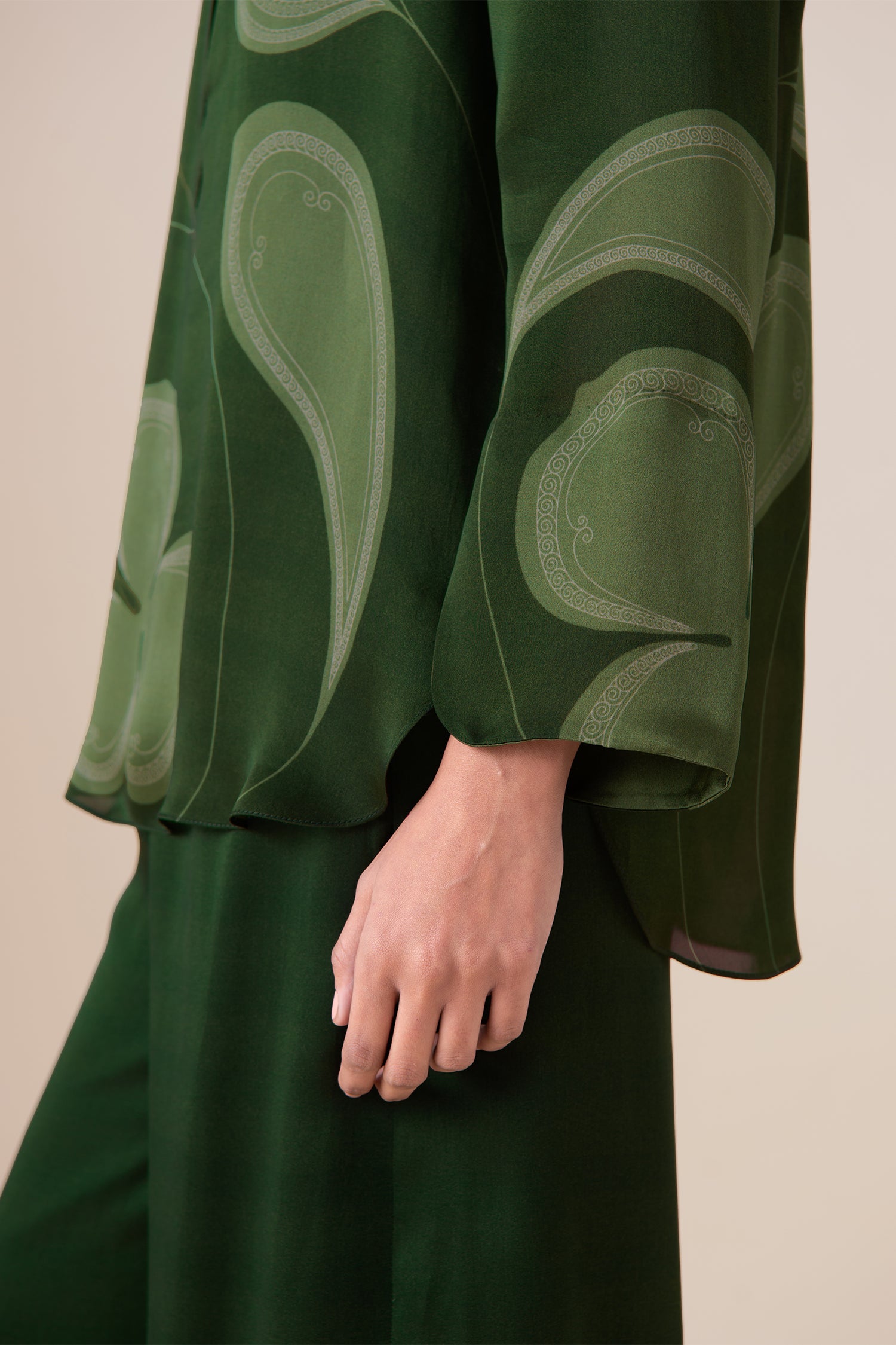  Organza Elah Shirt – Green