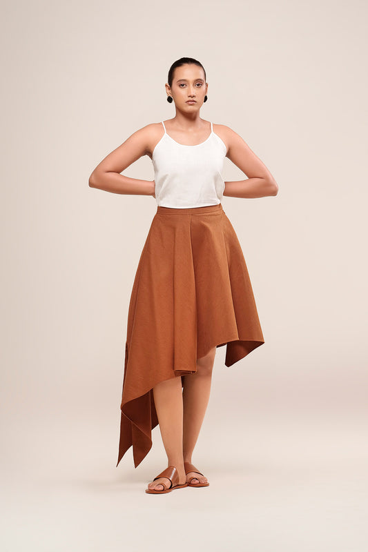 Linen Noa Skirt – Beige