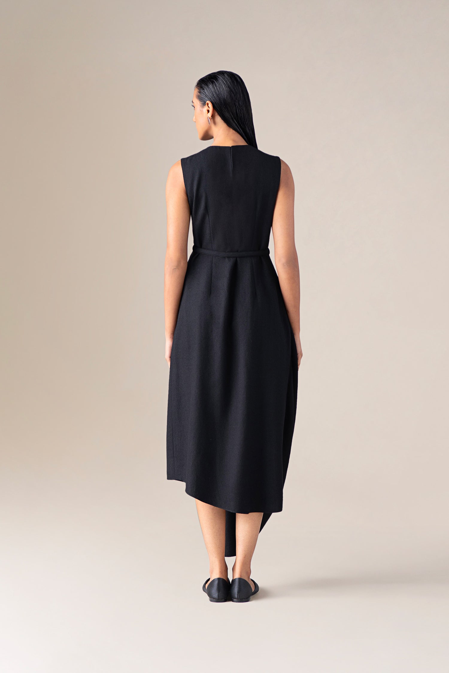  Wool Bria Dress – Black
