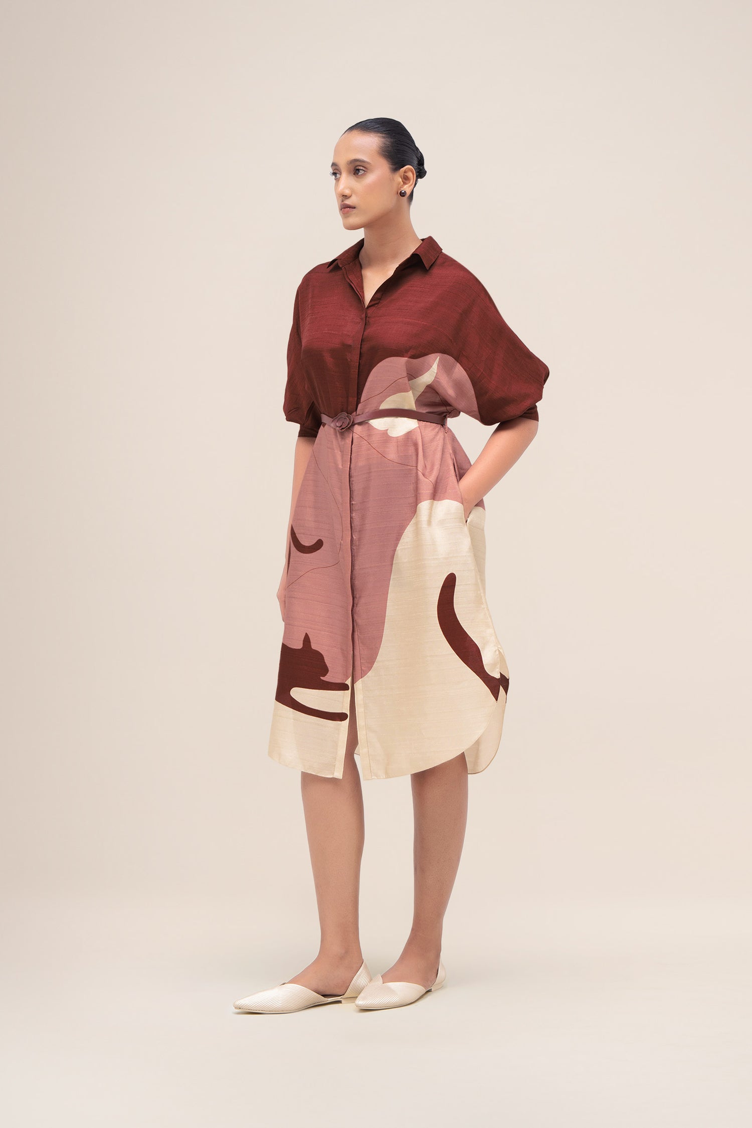  Silk Lina Dress – Red