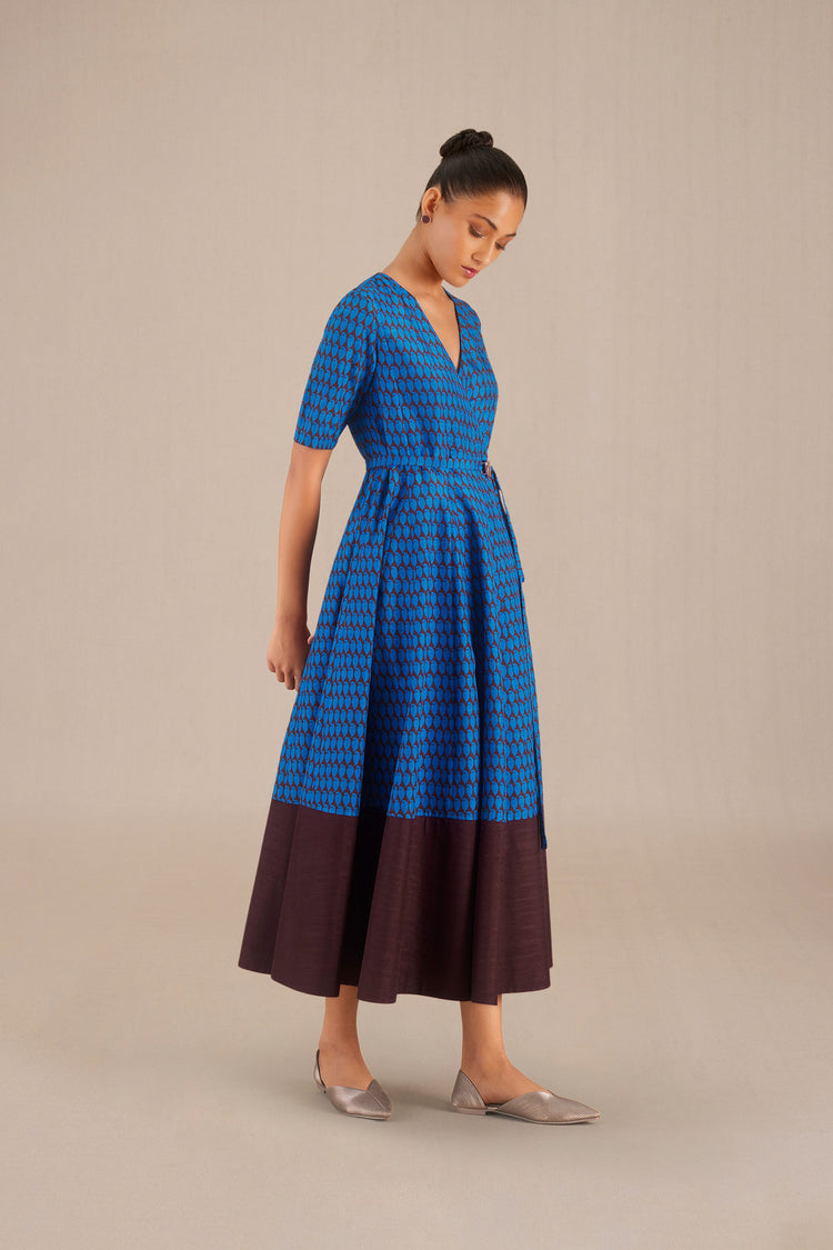 Anaya Dress - Cobalt