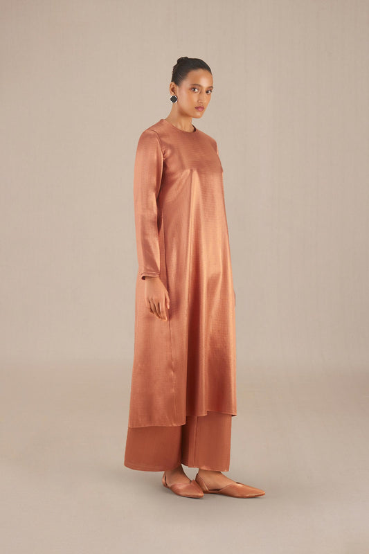 Brocade Aksa Tunic Set – Metallics