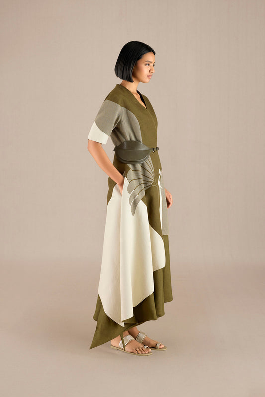 Linen Naila Jacket Set – Green