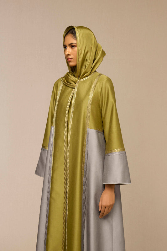 Silk Qabil Scarf – Green