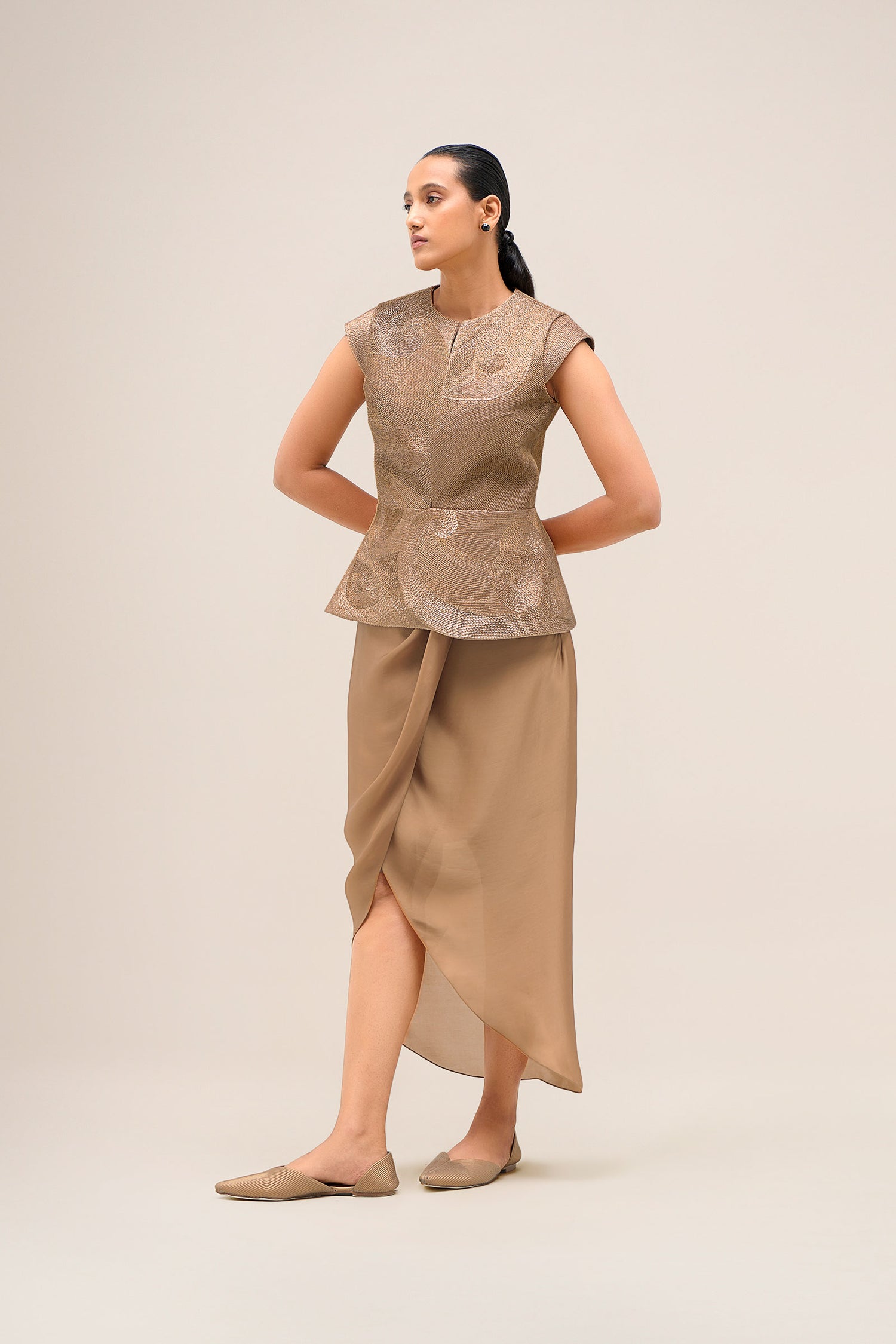  Metallic Noor Jacket Set – Metallics