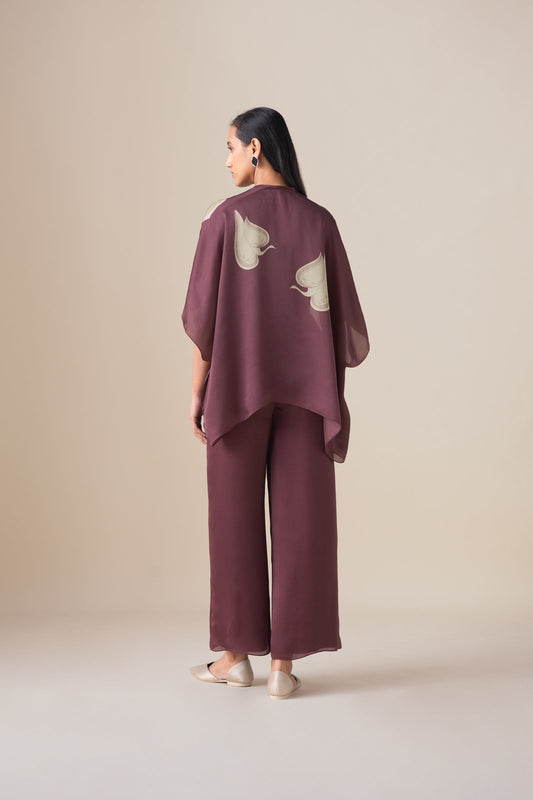 Organza Veya Cape – Pink