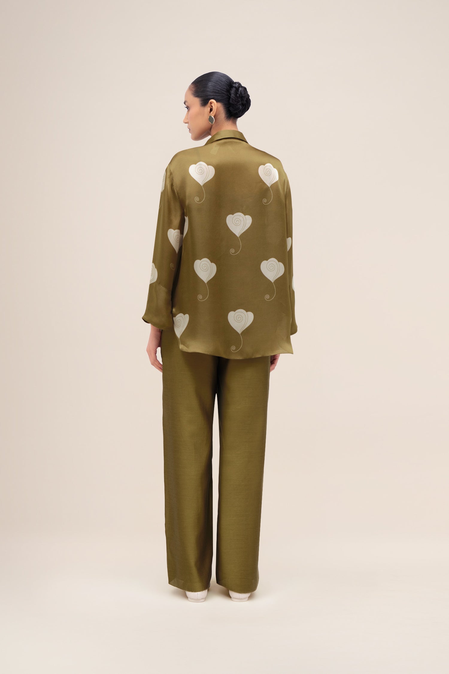  Organza Shirin Shirt – Green