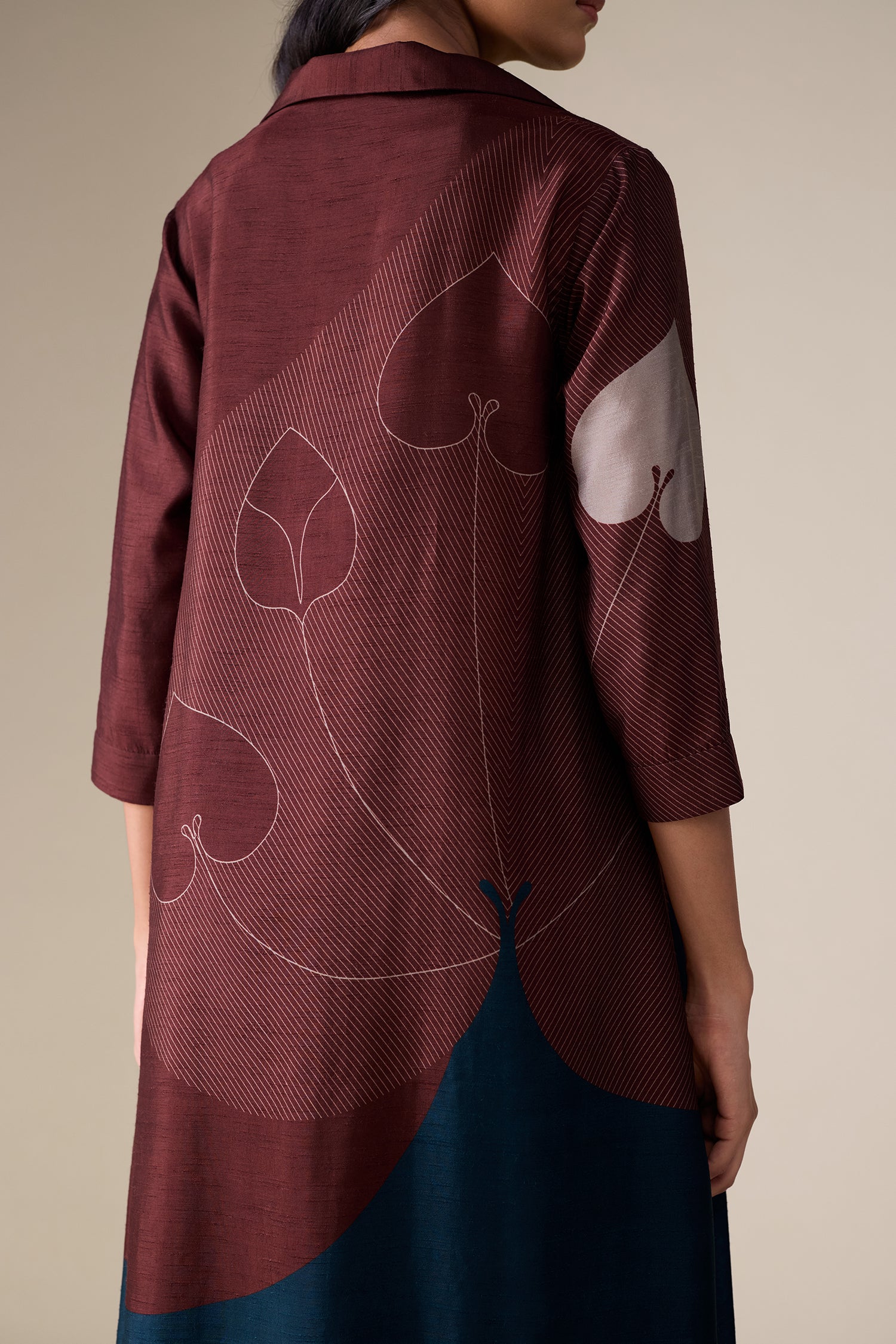  Silk Ohad Tunic Set – Red
