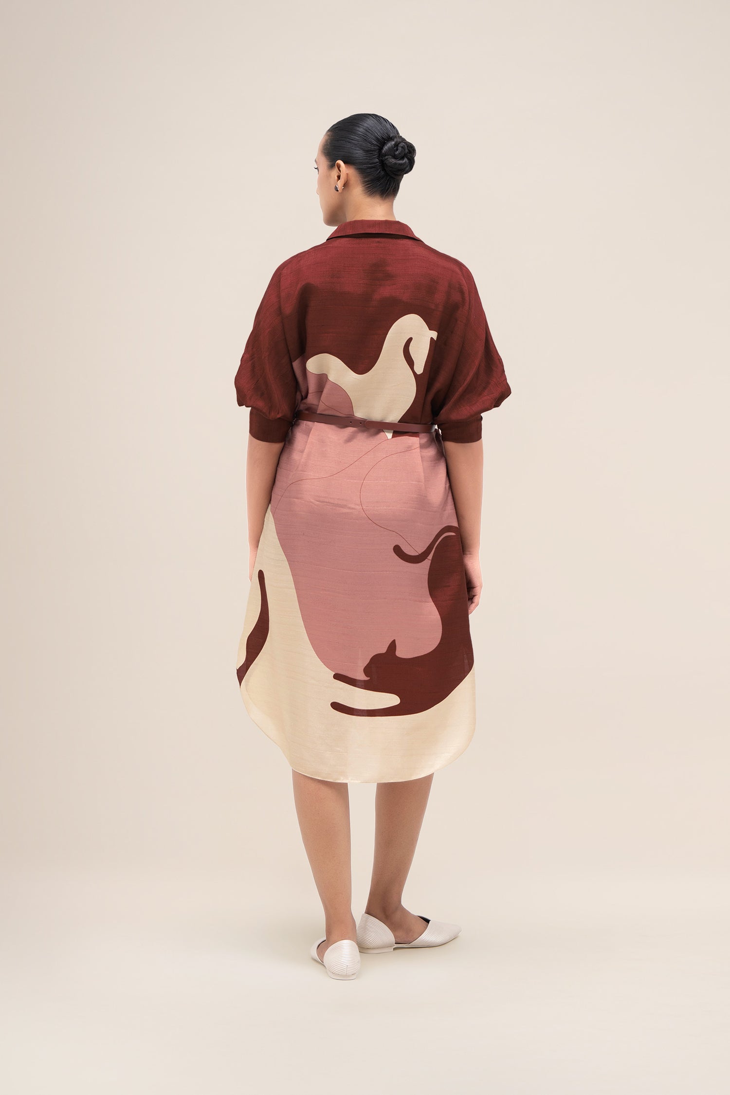  Silk Lina Dress – Red